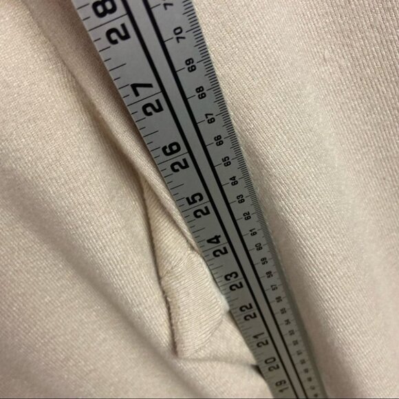 WAYF Tan Beige Crop Casual Pants Size Medium Fulton Nordstrom Stretch Loungewear - Picture 13 of 16